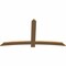 Ekena Millwork Bellingham Timber Gable Bracket, Western Red Cedar, 84"W x 45"H x 1 1/2"D x 5 1/2"F, 13/12 Pitch GBW084X45X0206BEL00SWR - alternate 3